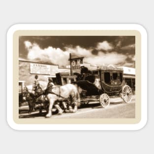 Tombstone Arizona Vintage Stagecoach Sticker